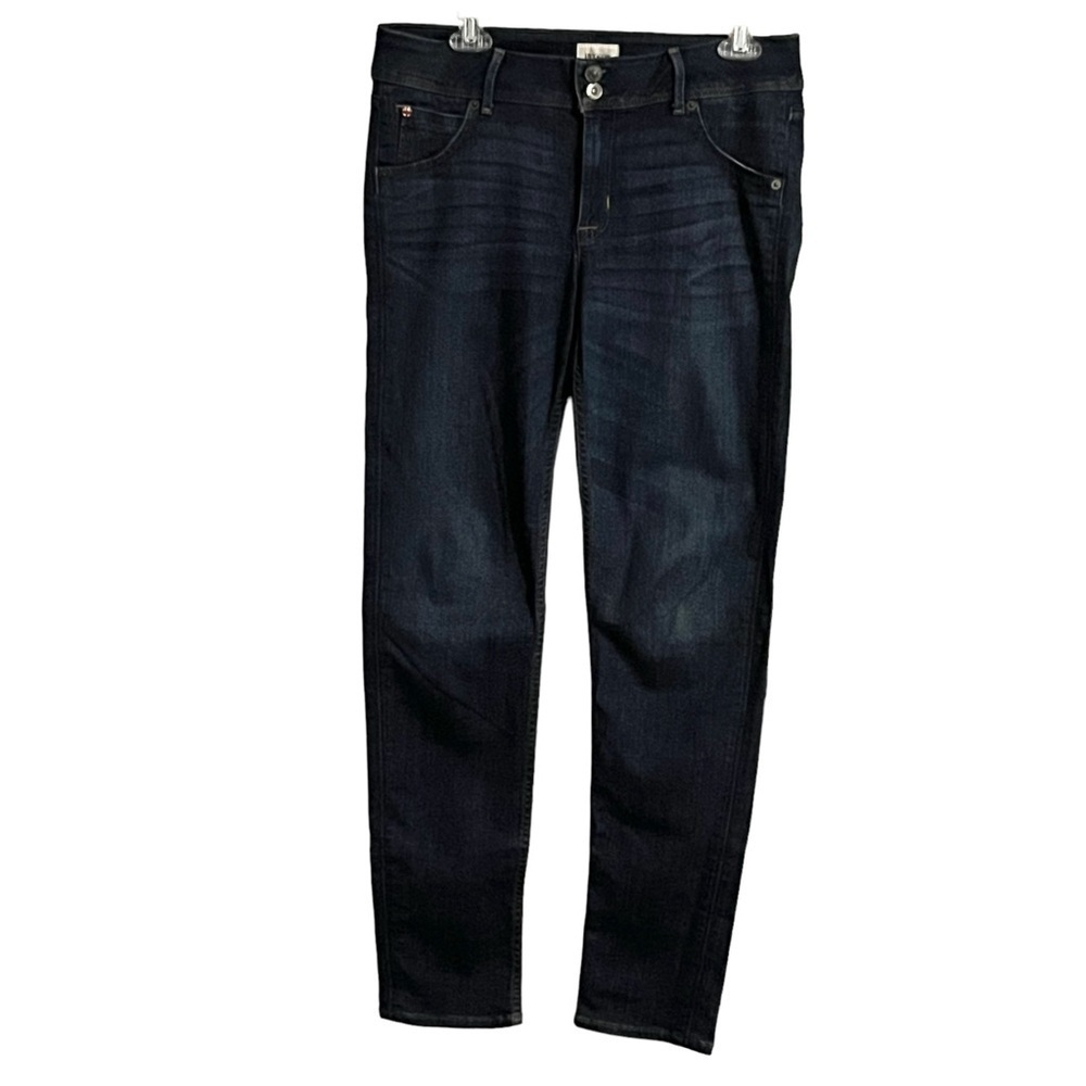 Hudson Collin Mid-Rise Skinny Jeans Size 30 Dark Wash